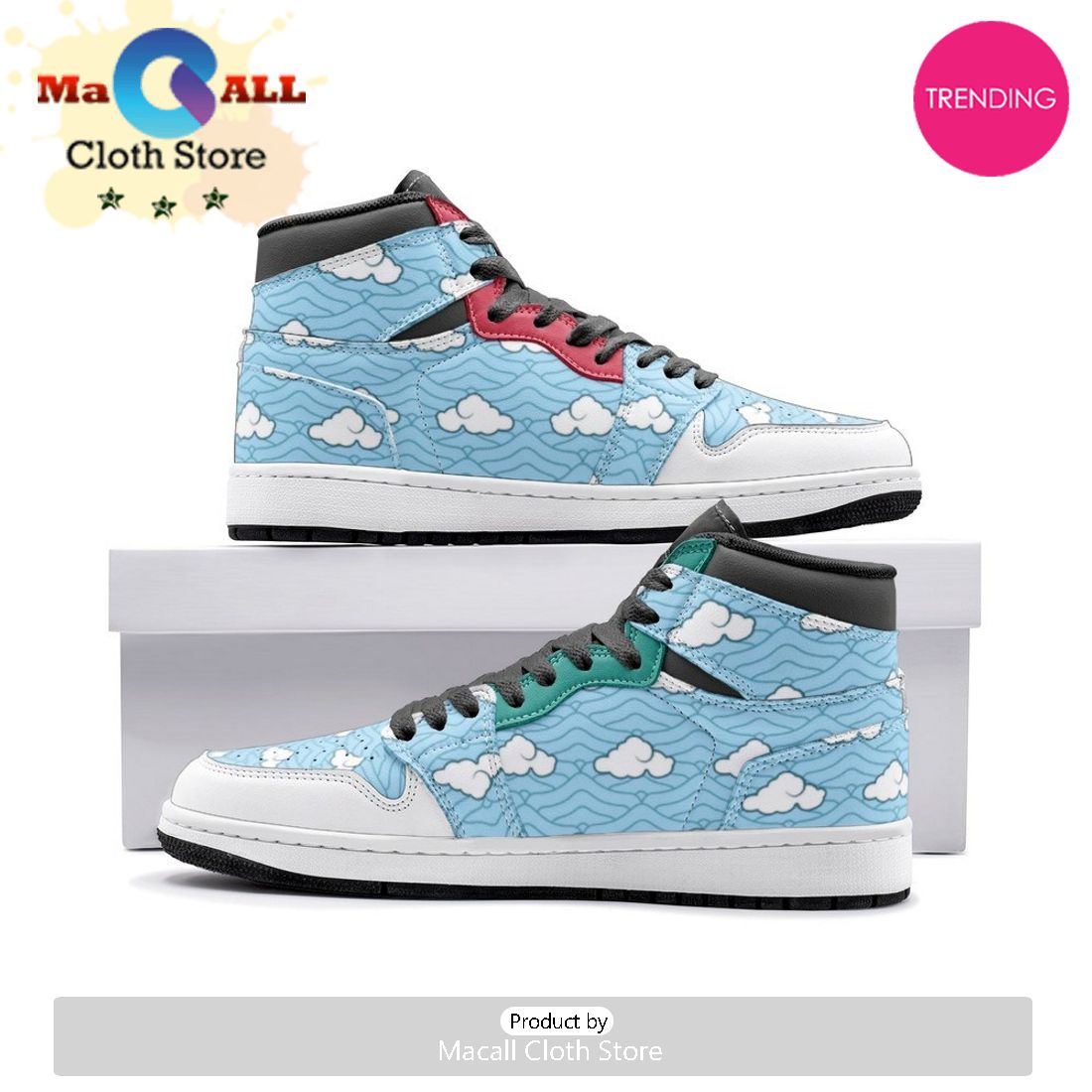 Sakonji Urokodaki Demon Slayer Air Jordan 1 High Top Shoes