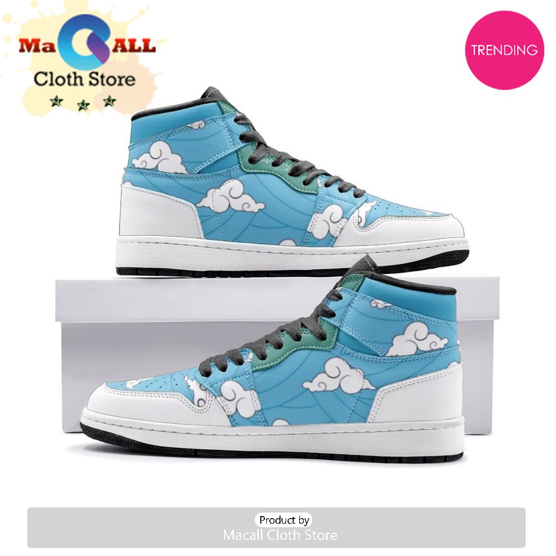 Sakonji Urokodaki Demon Slayer Air Jordan 1 High Top Shoes Ver 2