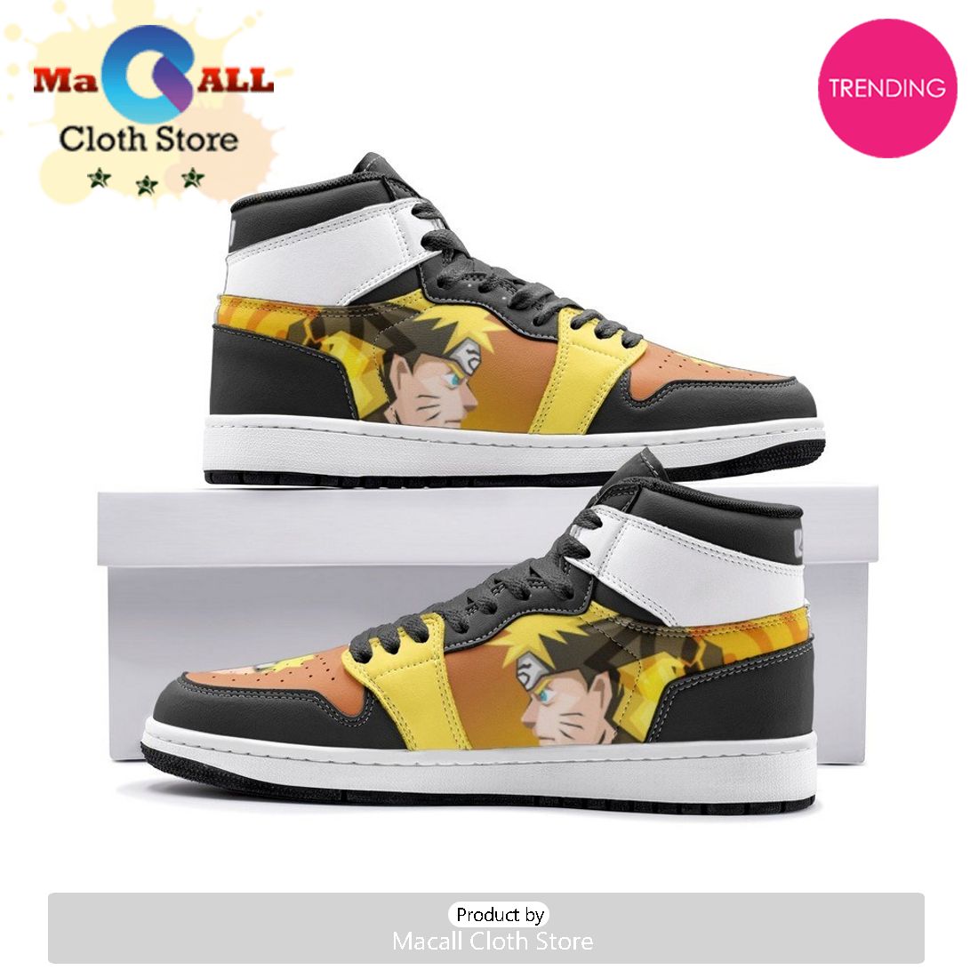 Shippuden Ninja Air Jordan 1 High Top Shoes