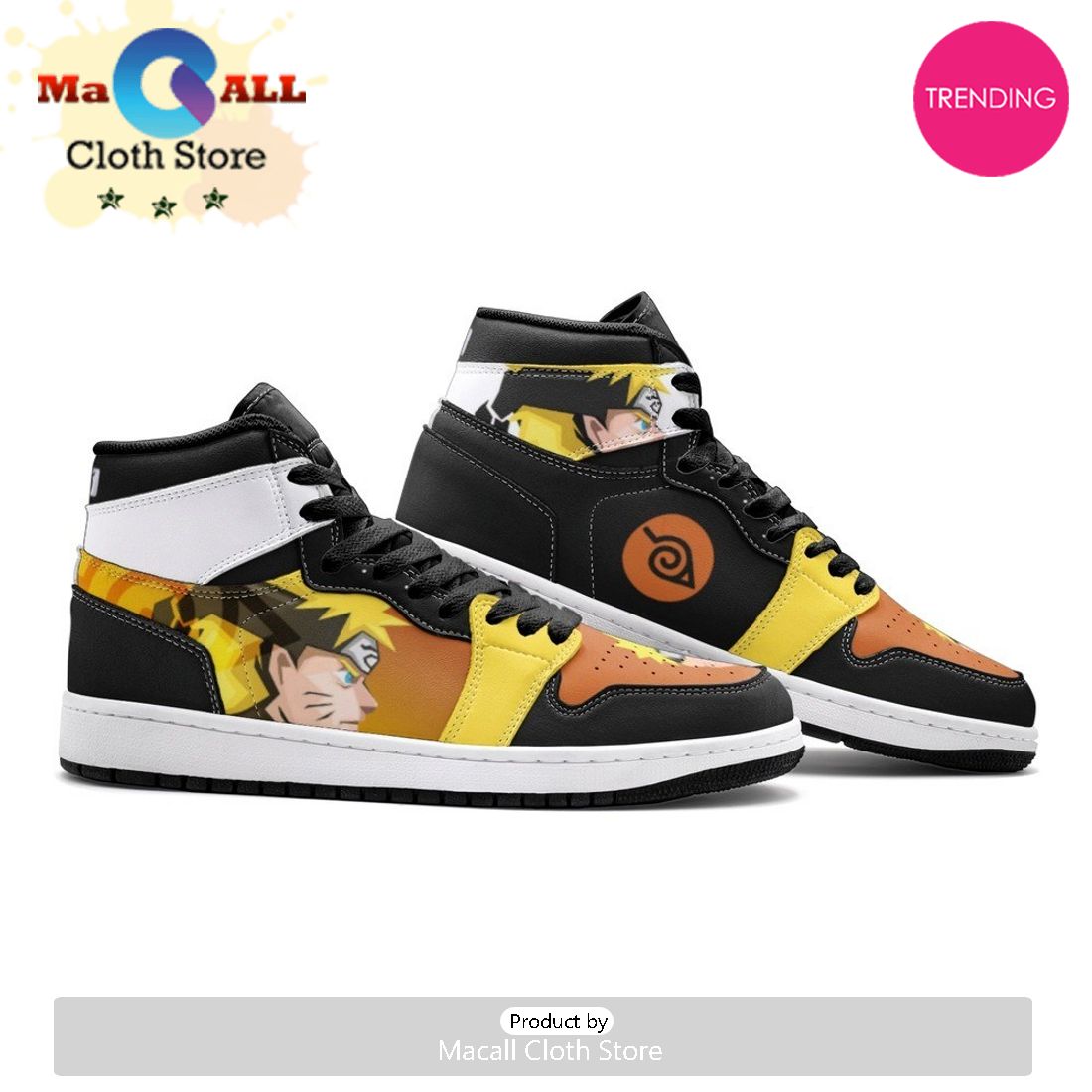 Shippuden Ninja Air Jordan 1 High Top Shoes