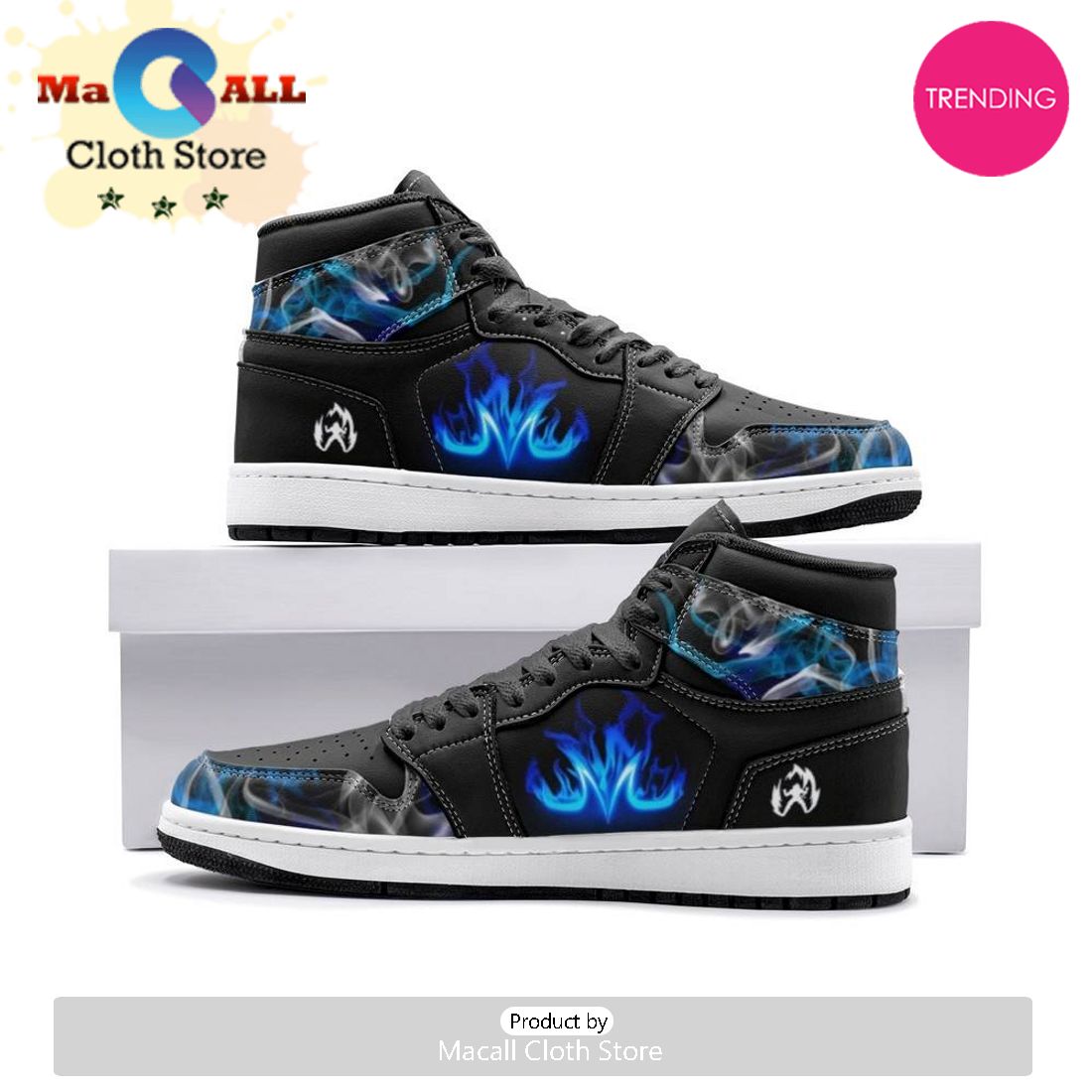 Super Saiyan Majin Vegeta Dragonball Z Air Jordan 1 High Top Shoes