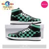The Garrison Shingeki No Kyojin Air Jordan 1 High Top Shoes