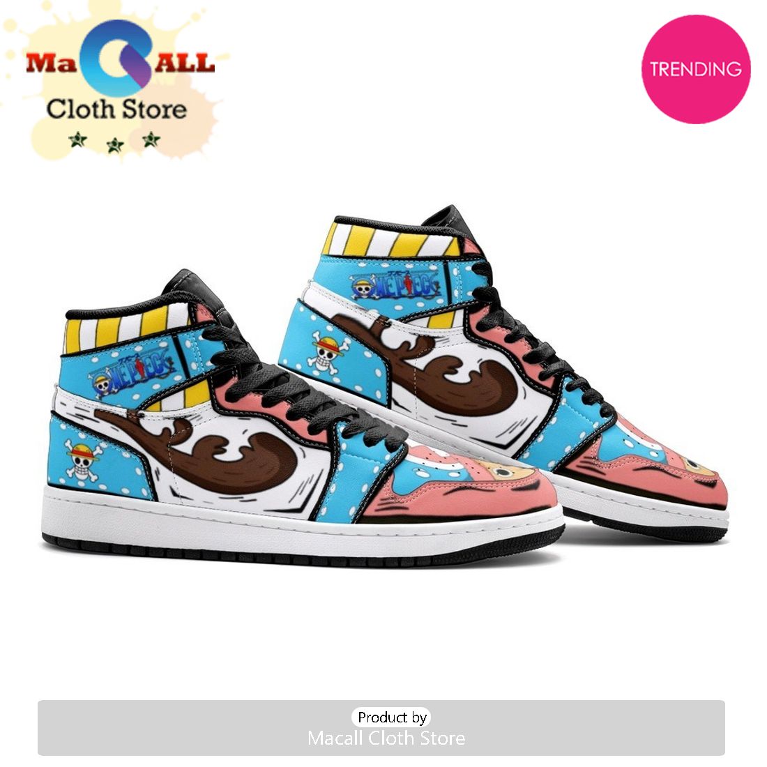 Tony Tony Chopper One Piece Air Jordan 1 High Top Shoes