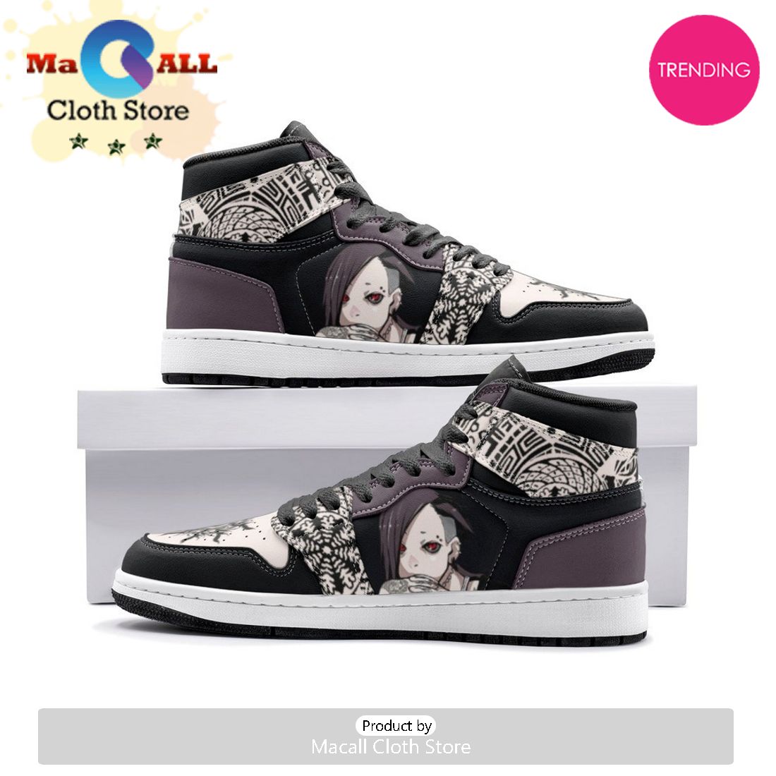 Uta Tokyo Guru Air Jordan 1 High Top Shoes
