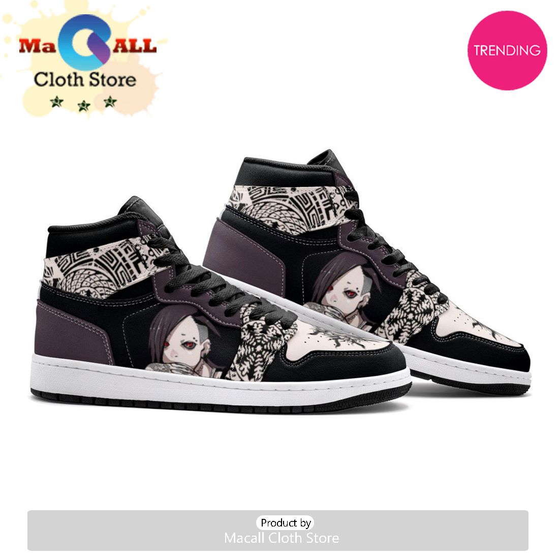 Uta Tokyo Guru Air Jordan 1 High Top Shoes