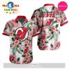 NHL New Jersey Devils Special Hawaiian Design Button Shirt