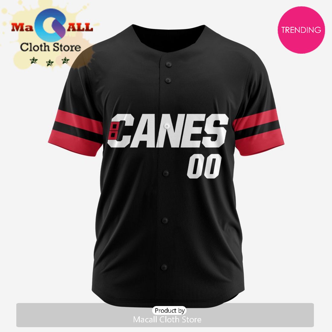 NHL Carolina Hurricanes Custom Baseball Jersey Design