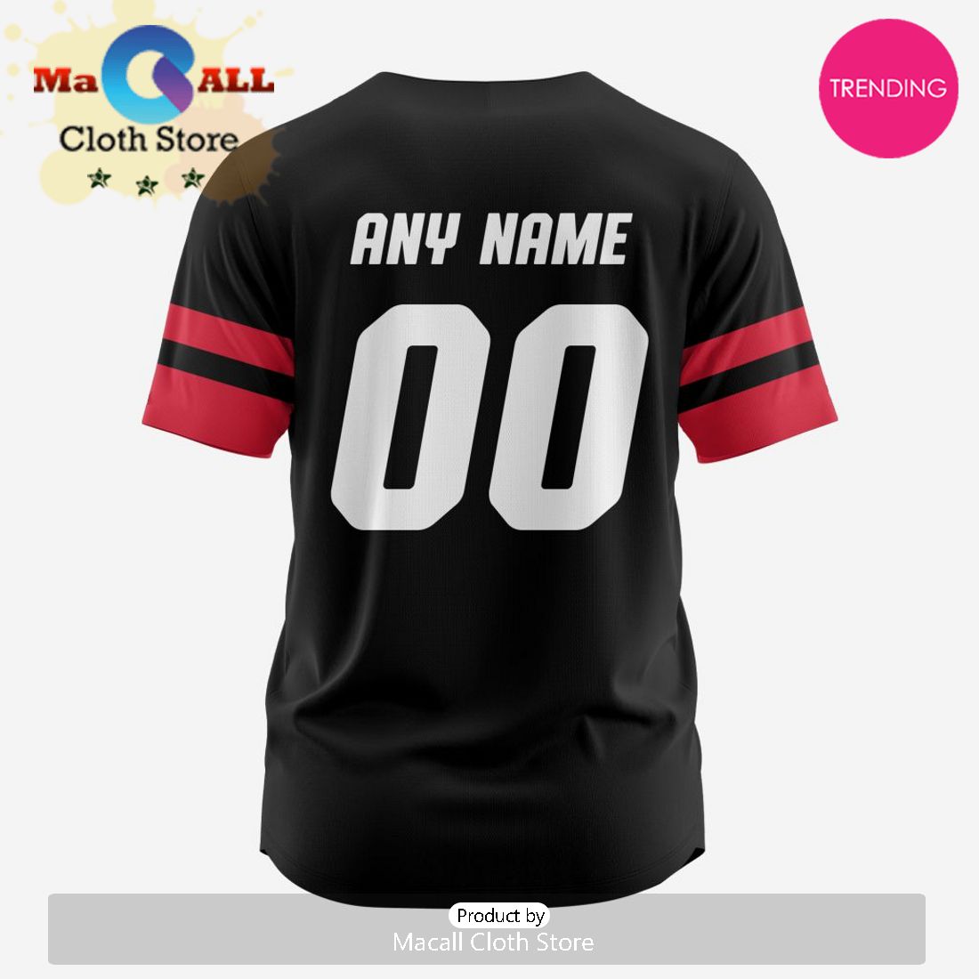NHL Carolina Hurricanes Custom Baseball Jersey Design
