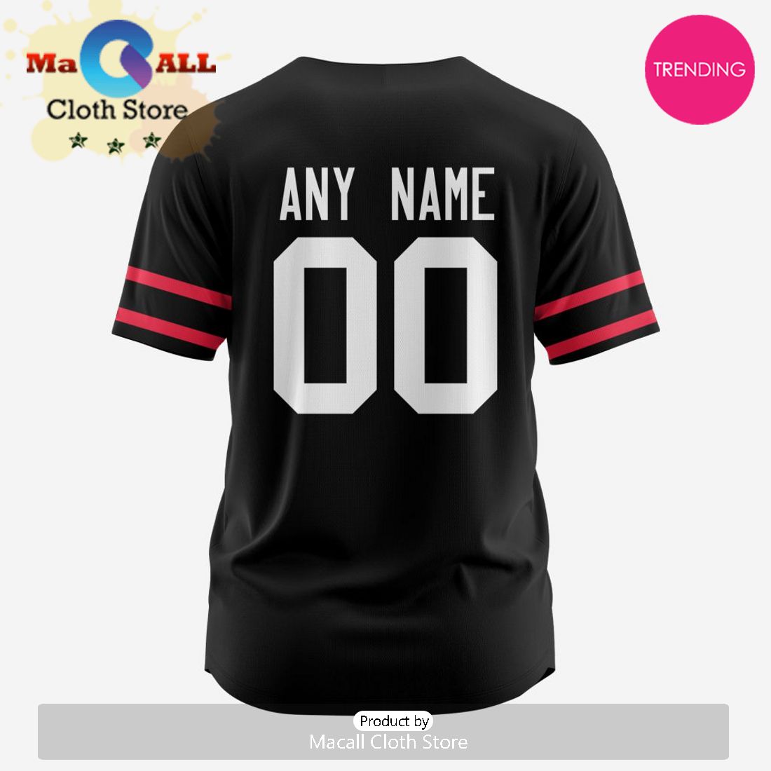 NHL Ottawa Senators Custom Baseball Jersey Design