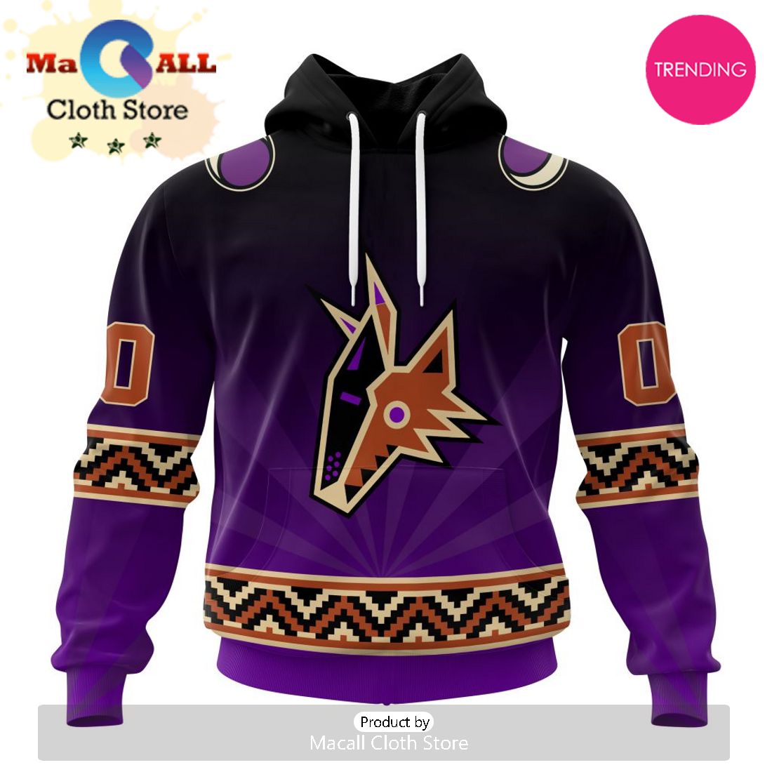 NHL Arizona Coyotes Personalized Alternate Concepts Kits 3D Hoodie