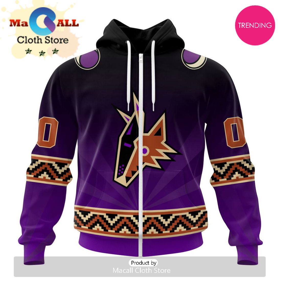 NHL Arizona Coyotes Personalized Alternate Concepts Kits 3D Hoodie