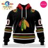 NHL Chicago Blackhawks Special Blackout Design 3D Hoodie