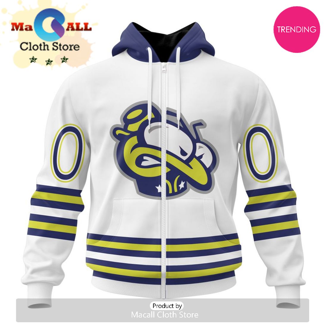 NHL Columbus Blue Jackets Special Whiteout Design 3D Hoodie