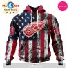 NHL Detroit Red Wings Special Whiteout Design 3D Hoodie