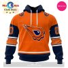 NHL Edmonton Oilers Special Blackout Design 3D Hoodie