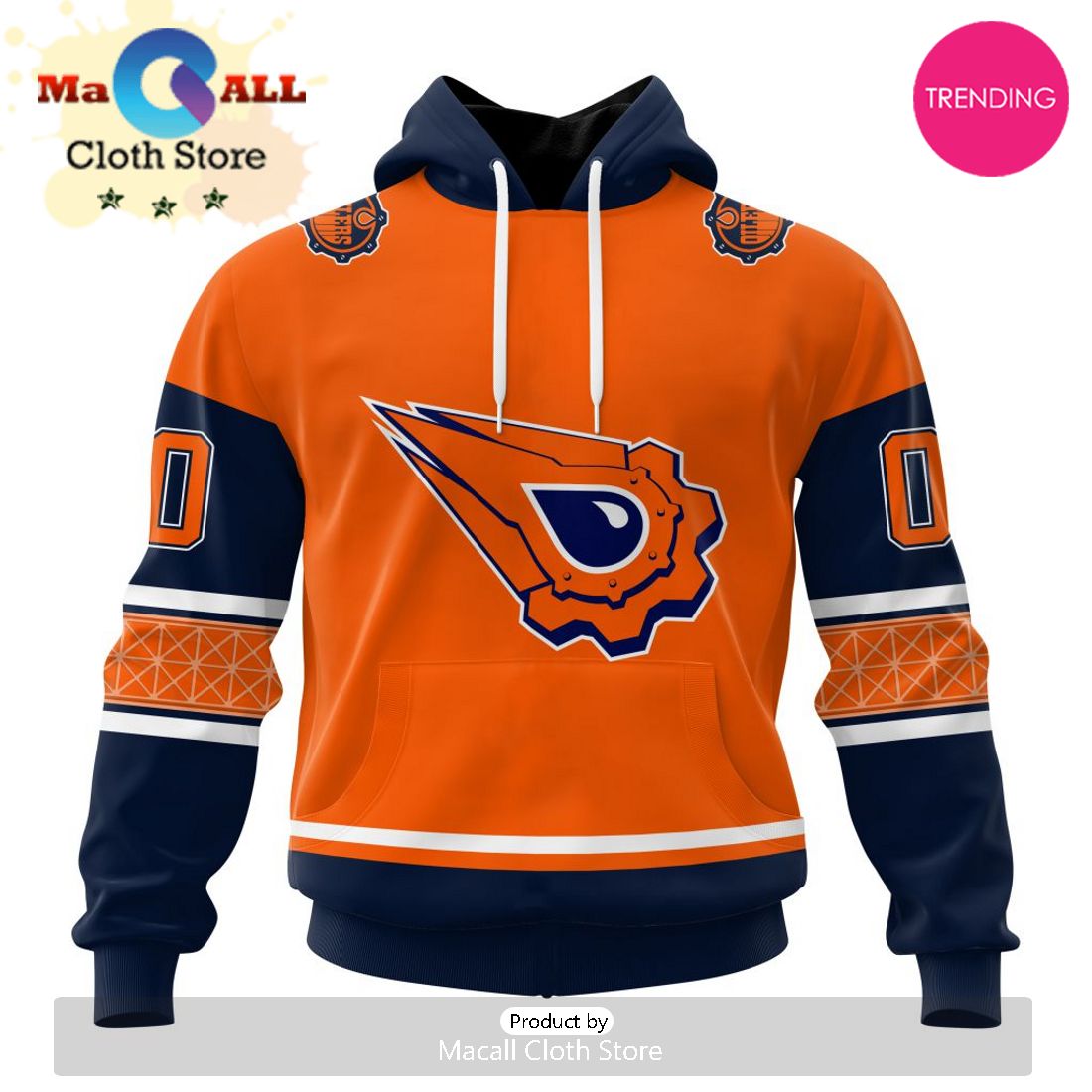 NHL Edmonton Oilers Personalized Alternate Concepts Kits 3D Hoodie NHL Edmonton Oilers Personalized Alternate Concepts Kits 3D Hoodie