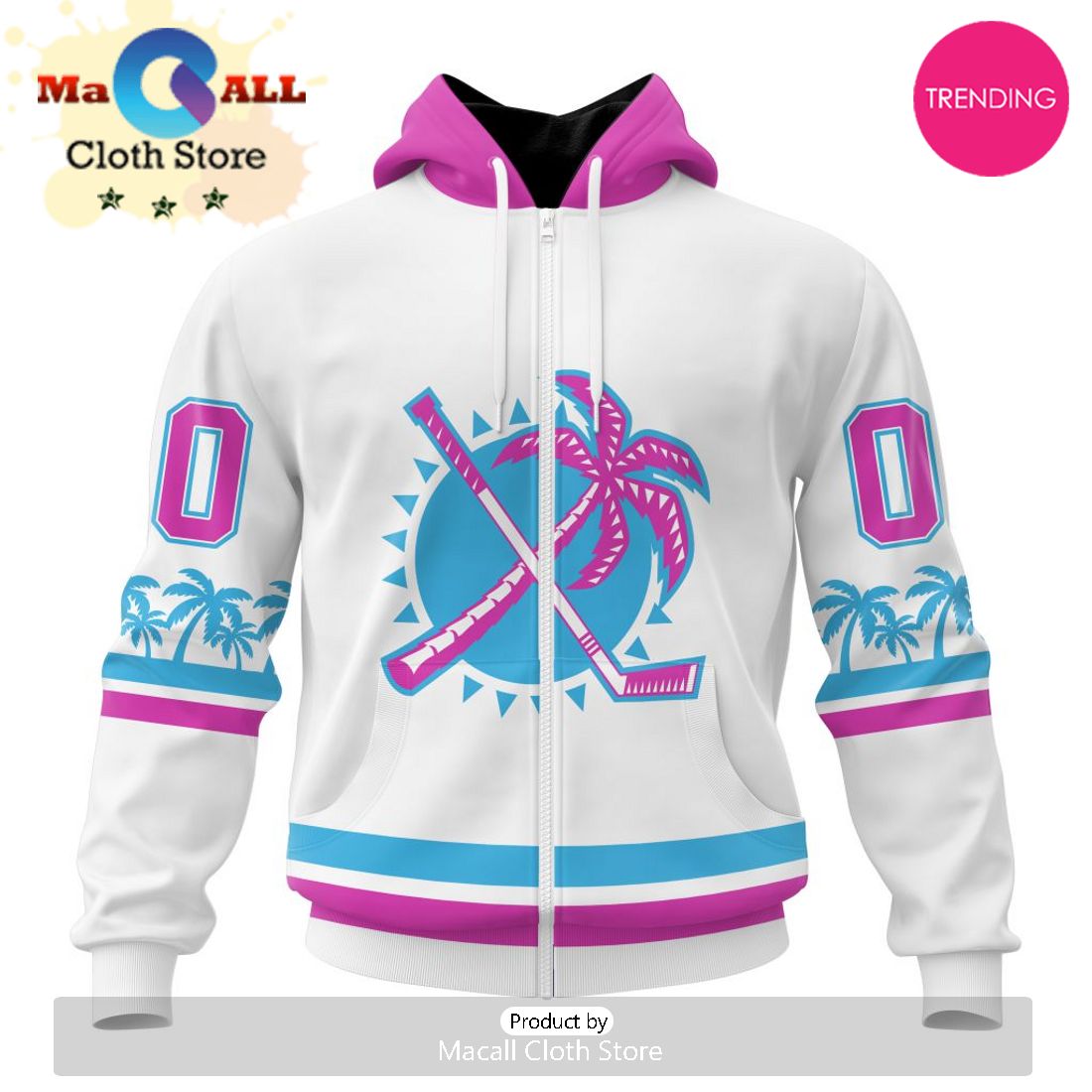 NHL Florida Panthers Special Whiteout Design 3D Hoodie