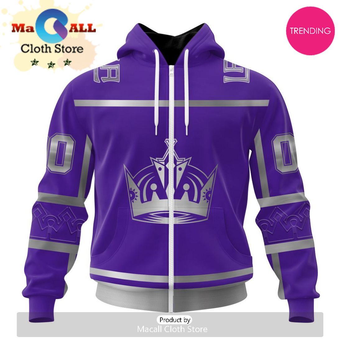 NHL Los Angeles Kings Special Two-tone Design 3D Hoodie