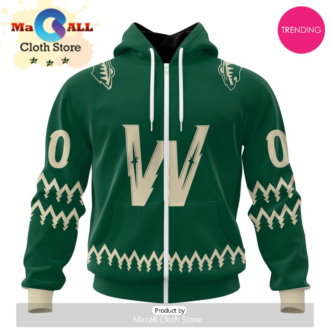 NHL Minnesota Wild Special Two-tone Design 3D Hoodie