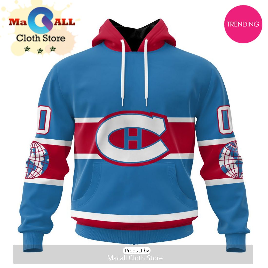 NHL Montreal Canadiens Personalized Alternate Concepts Kits 3D Hoodie