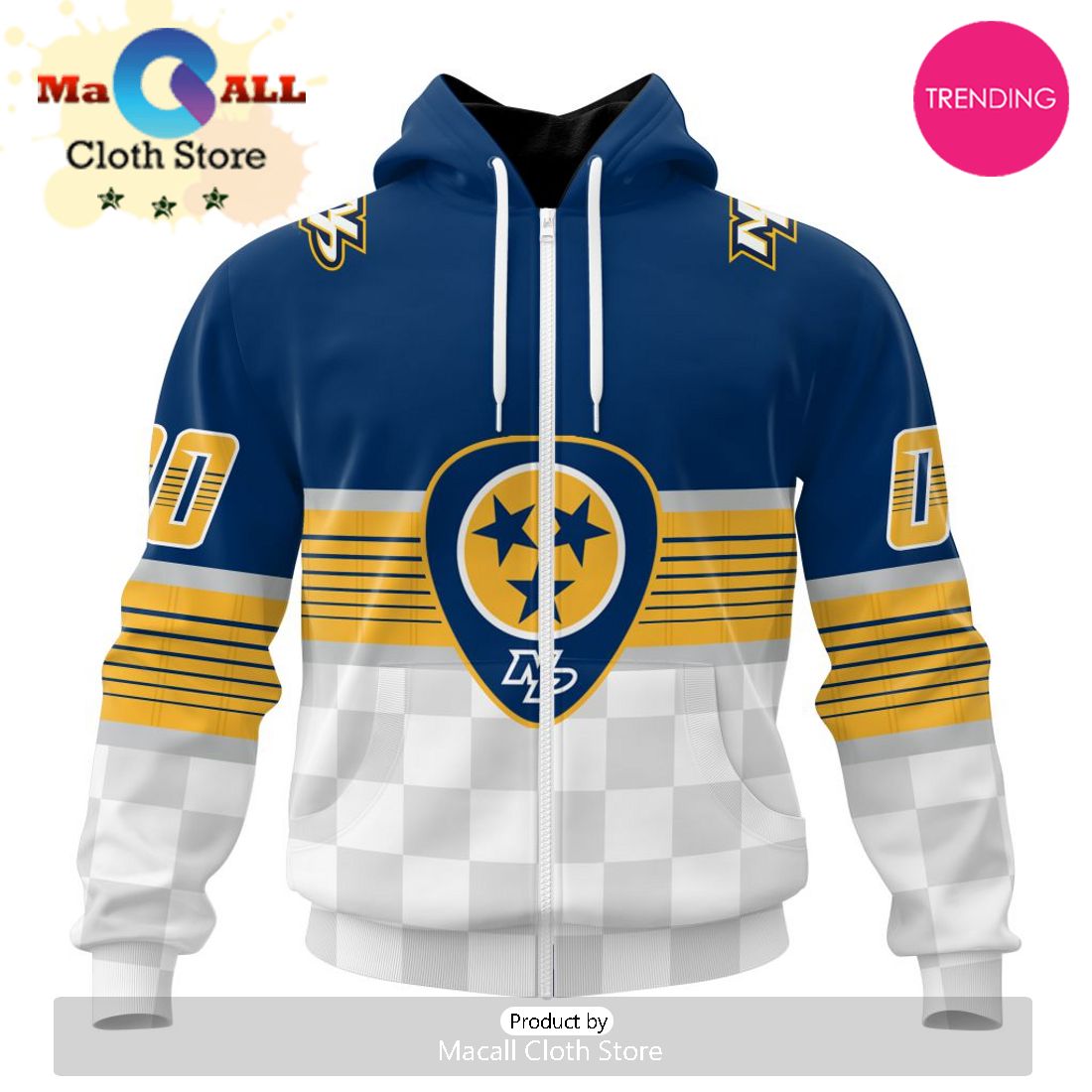 NHL Nashville Predators Personalized Alternate Concepts Kits 3D Hoodie