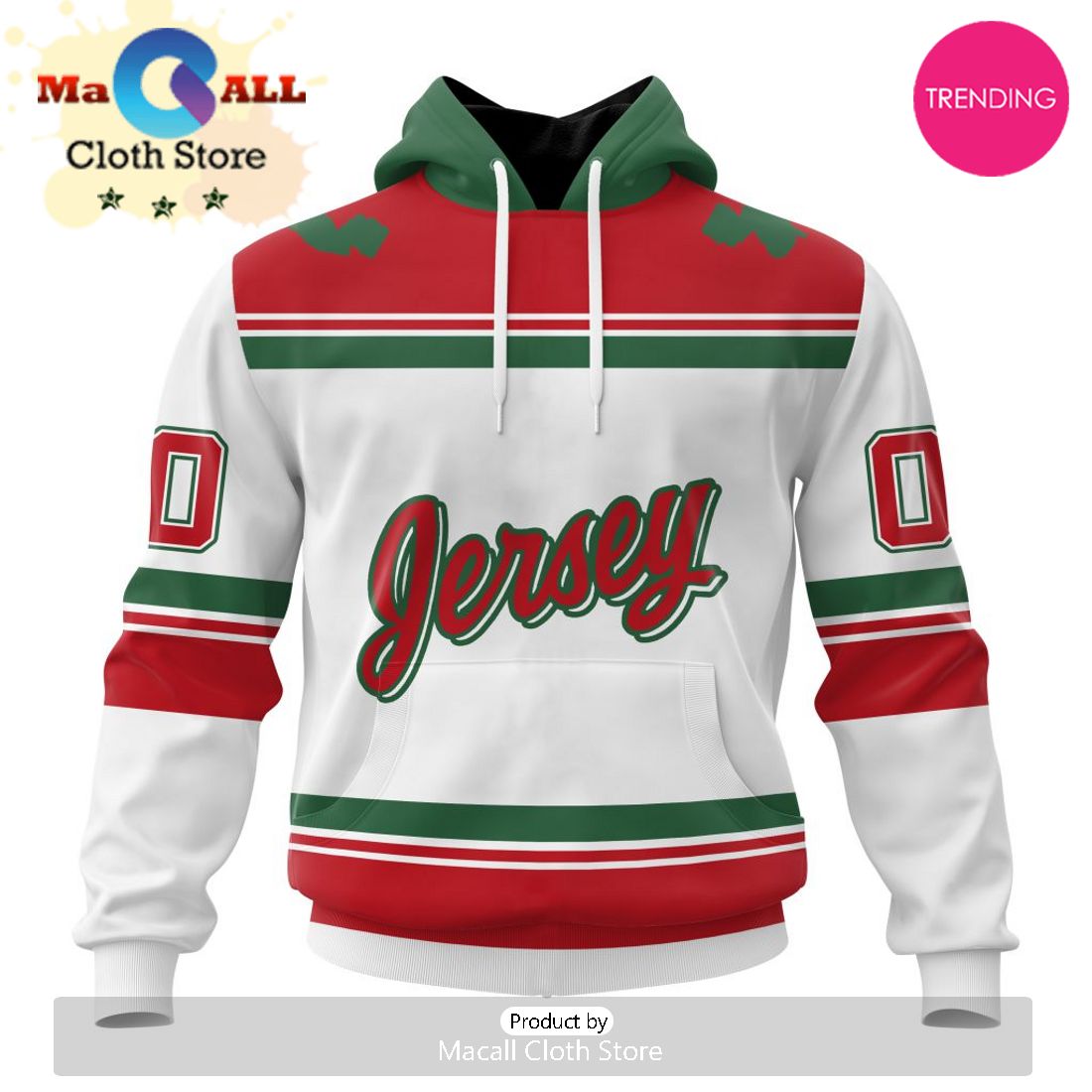 NHL New Jersey Devils Personalized Alternate Concepts Kits 3D Hoodie