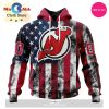 NHL New Jersey Devils Special Blackout Design 3D Hoodie