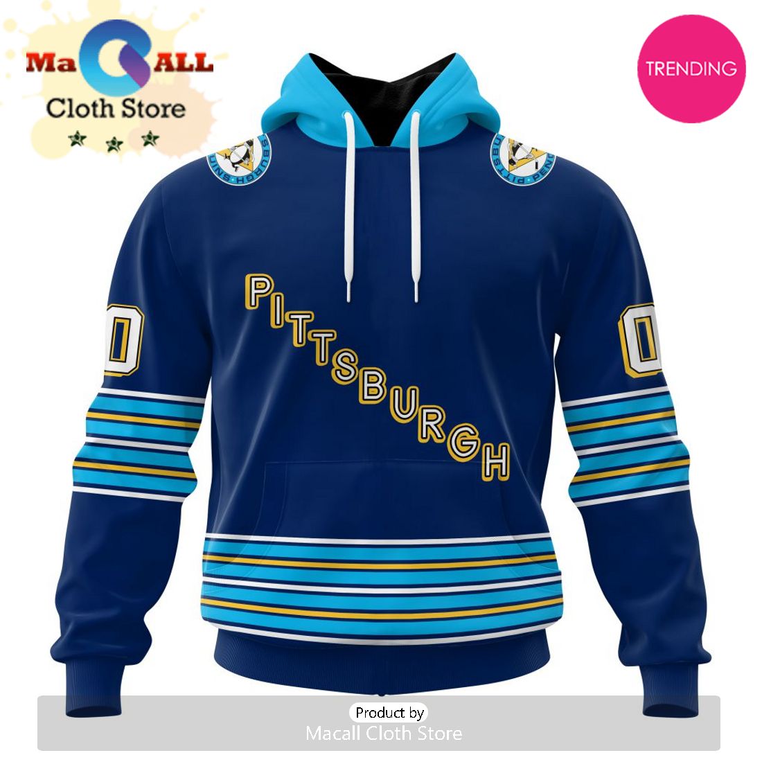 NHL Pittsburgh Penguins Personalized Alternate Concepts Kits 3D Hoodie NHL Pittsburgh Penguins Personalized Alternate Concepts Kits 3D Hoodie