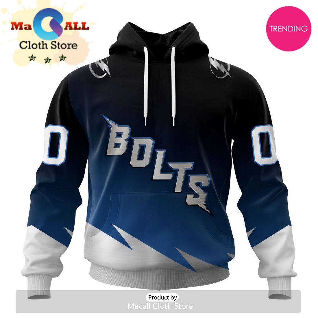 NHL Tampa Bay Lightning Personalized Alternate Concepts Kits 3D Hoodie NHL Tampa Bay Lightning Personalized Alternate Concepts Kits 3D Hoodie