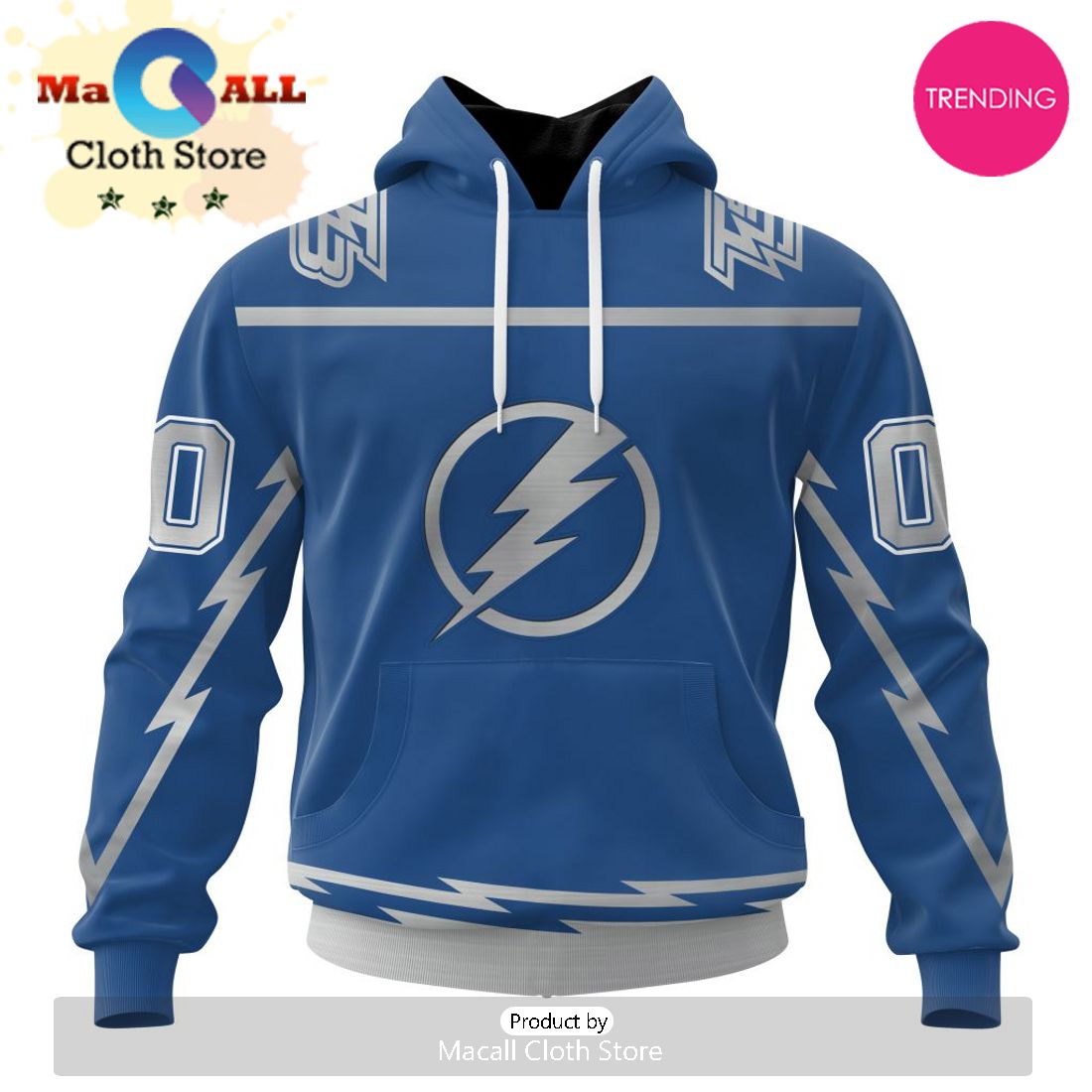 NHL Tampa Bay Lightning Special Two-tone Design 3D Hoodie