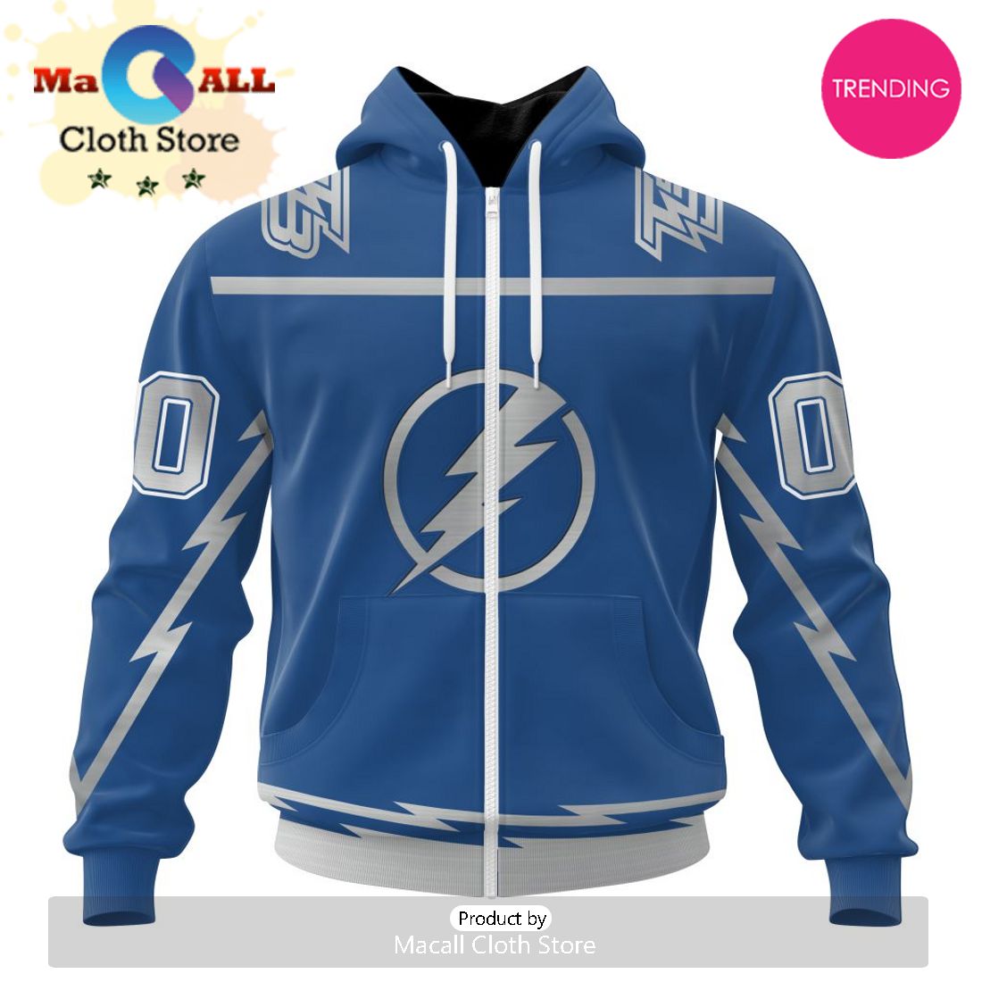 NHL Tampa Bay Lightning Special Two-tone Design 3D Hoodie