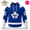 NHL Toronto Maple Leafs Special Blackout Design 3D Hoodie
