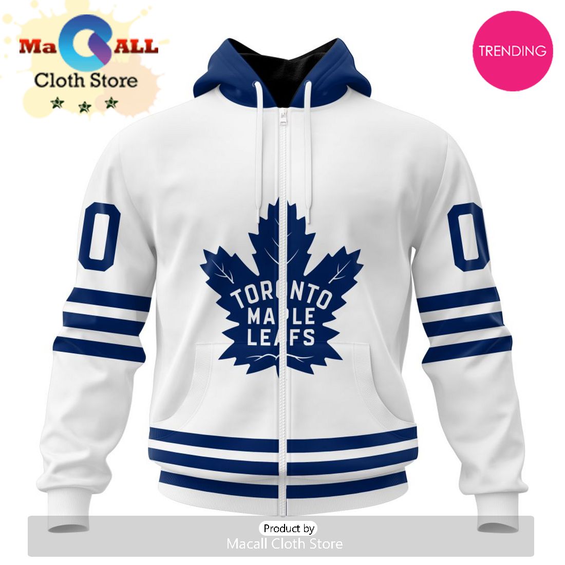 NHL Toronto Maple Leafs Special Whiteout Design 3D Hoodie