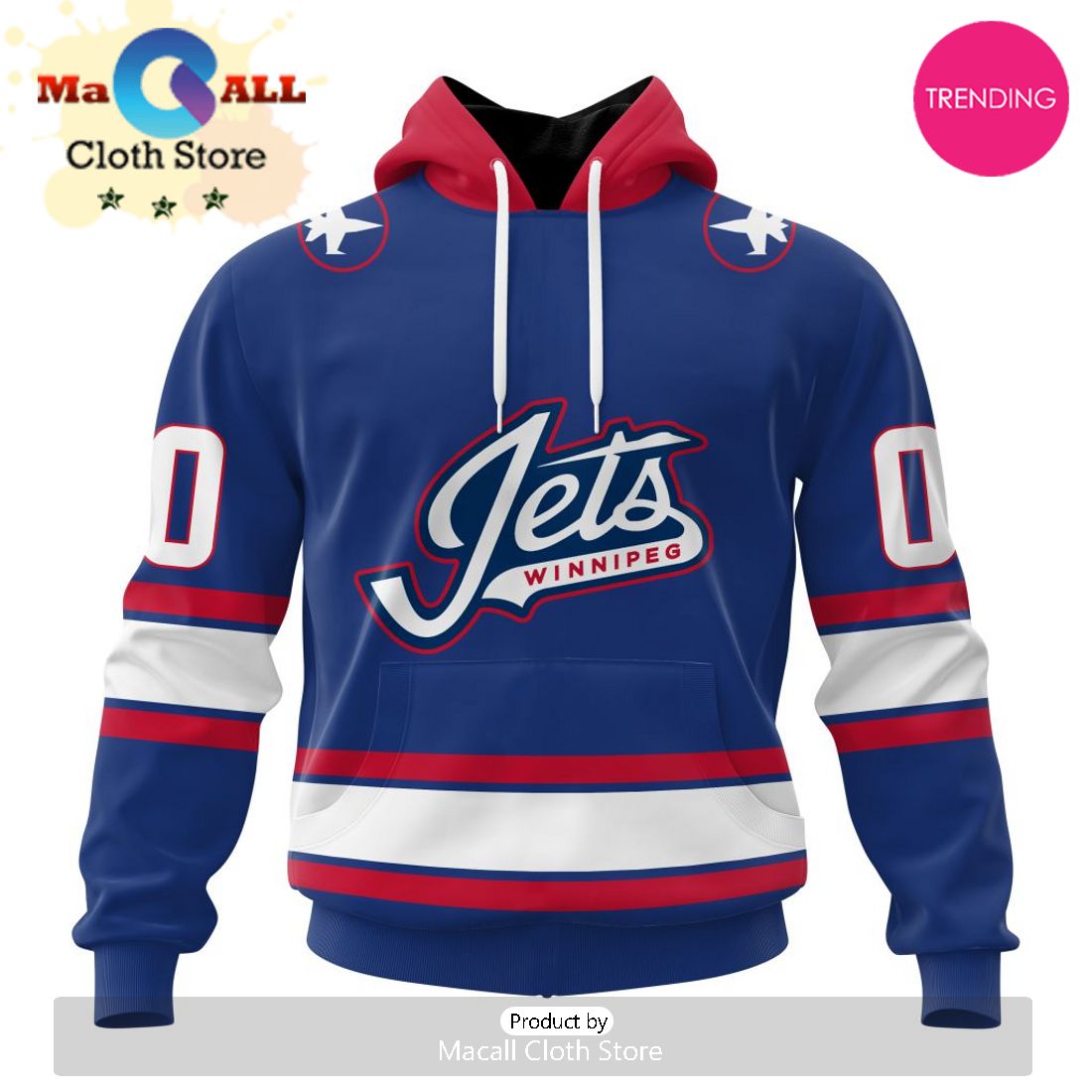 NHL Winnipeg Jets Personalized Alternate Concepts Kits 3D Hoodie NHL Winnipeg Jets Personalized Alternate Concepts Kits 3D Hoodie