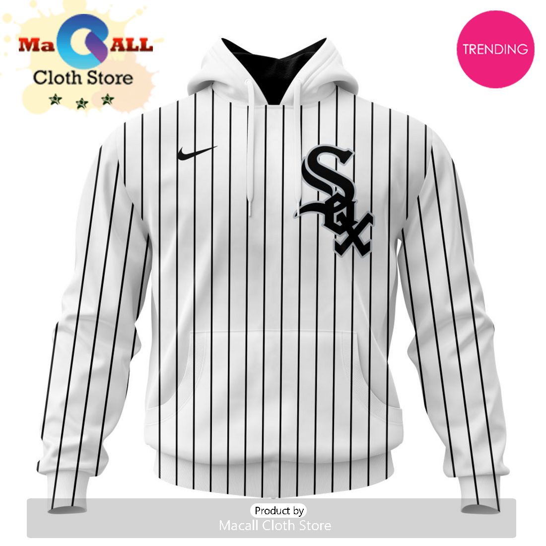 Chicago White Sox MLB Personalized 2024 Home Kits Hoodie 3D