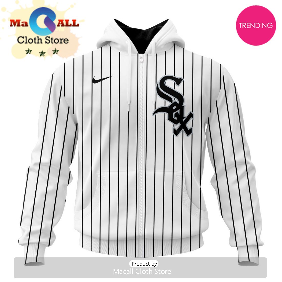 Chicago White Sox MLB Personalized 2024 Home Kits Hoodie 3D