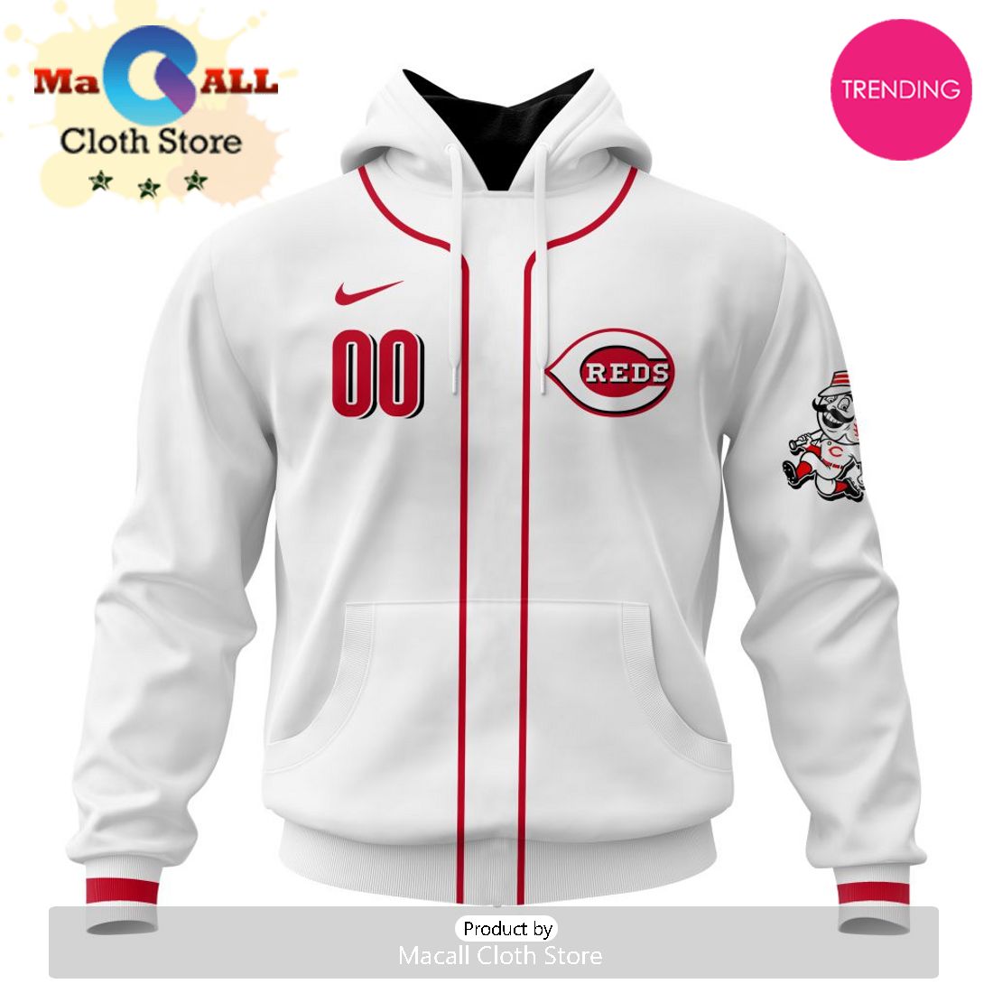 Cincinnati Reds MLB Personalized 2024 Home Kits Hoodie 3D