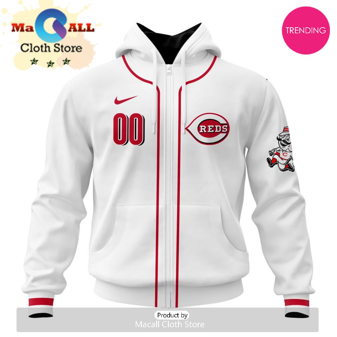 Cincinnati Reds MLB Personalized 2024 Home Kits Hoodie 3D