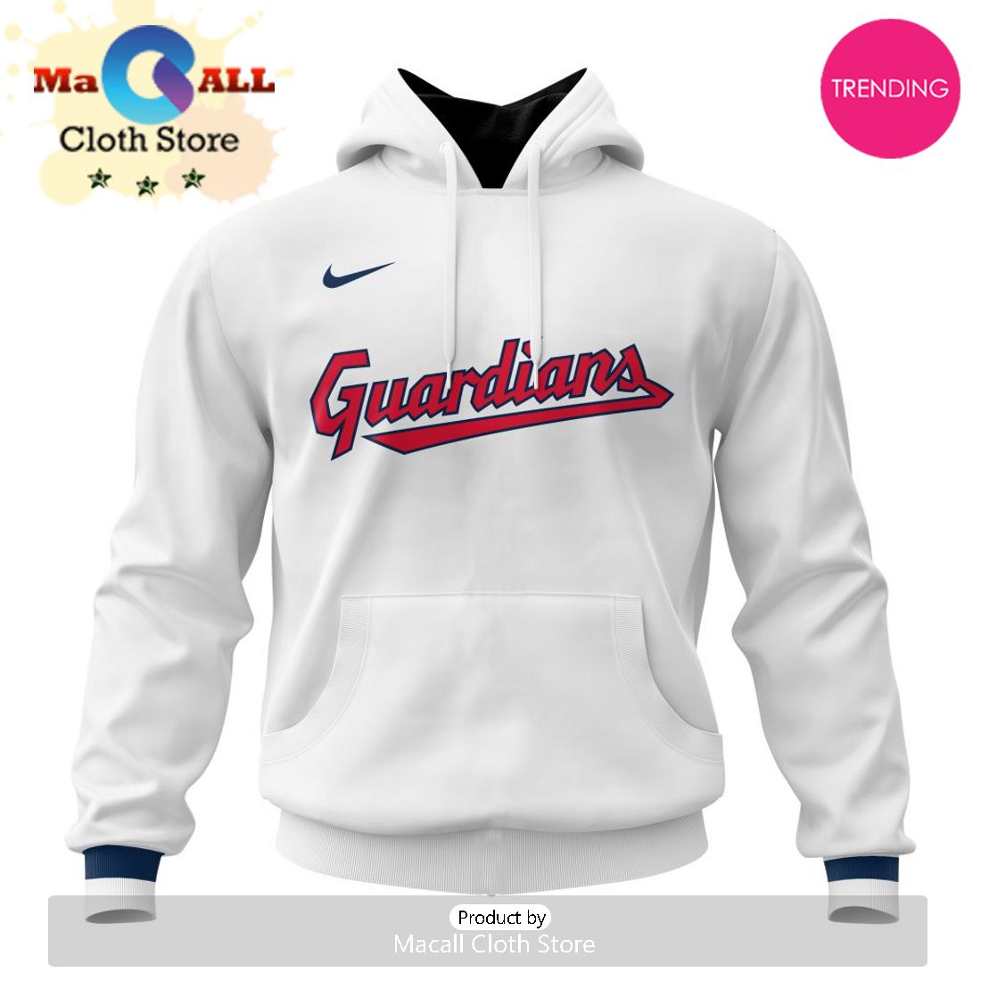 Cleveland Guardians MLB Personalized 2024 Home Kits Hoodie 3D