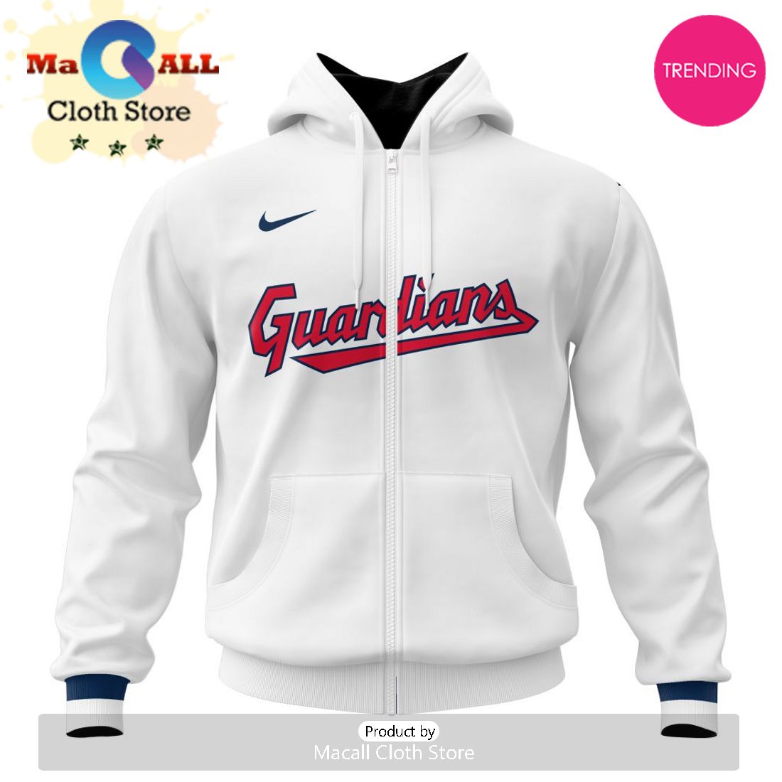Cleveland Guardians MLB Personalized 2024 Home Kits Hoodie 3D