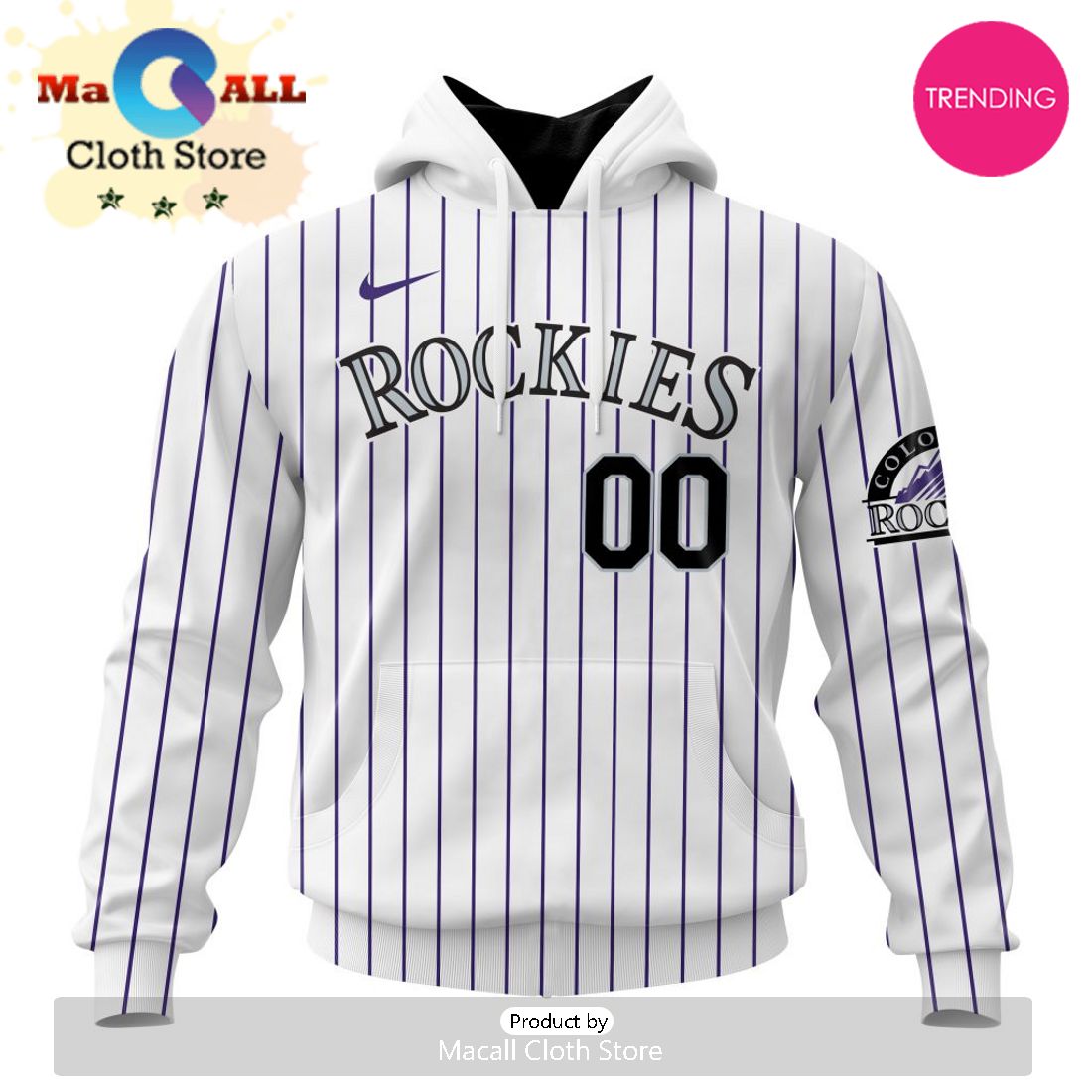 Colorado Rockies MLB Personalized 2024 Home Kits Hoodie 3D