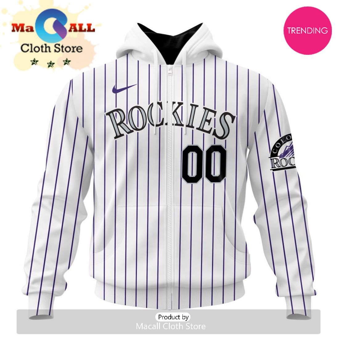 Colorado Rockies MLB Personalized 2024 Home Kits Hoodie 3D
