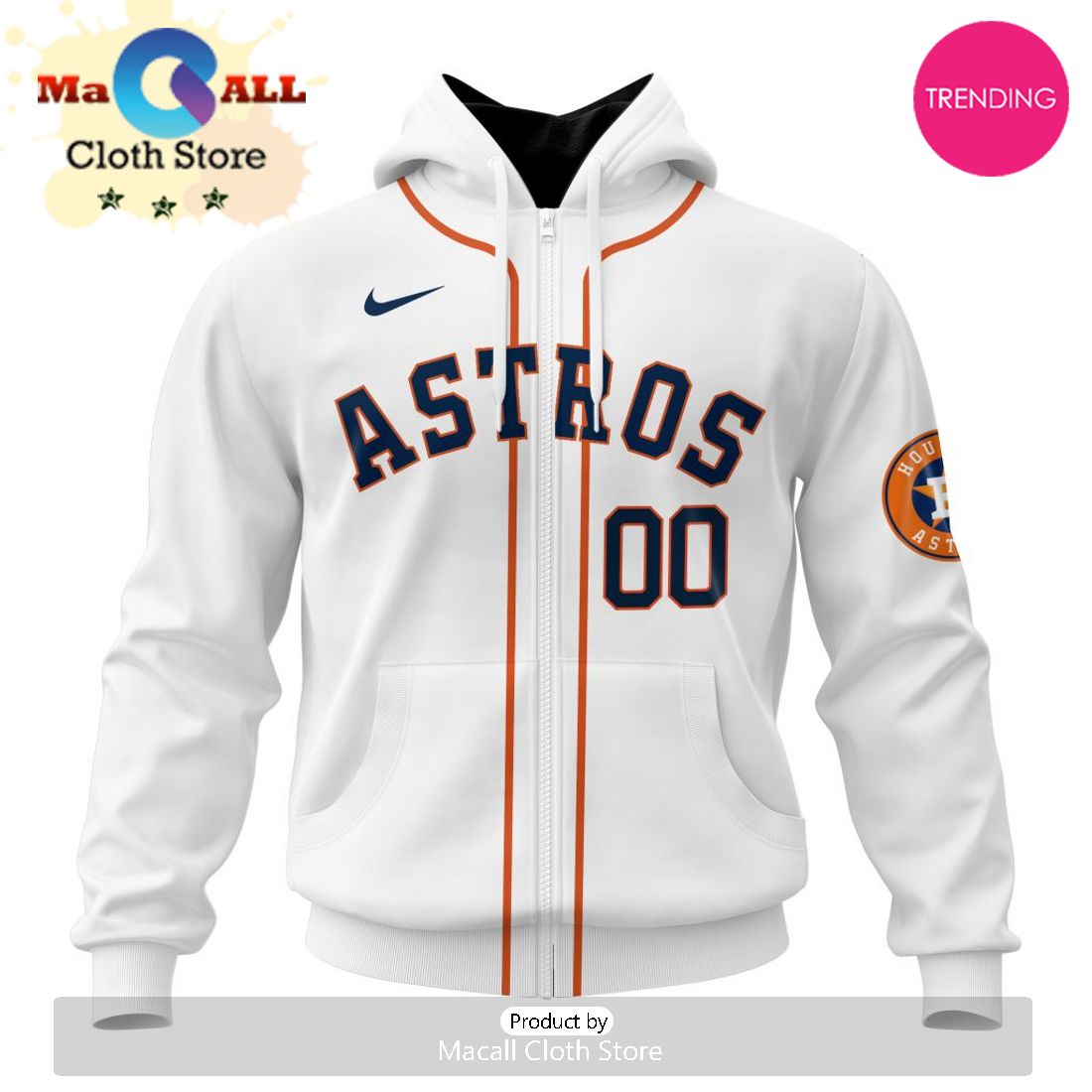 Houston Astros MLB Personalized 2024 Home Kits Hoodie 3D