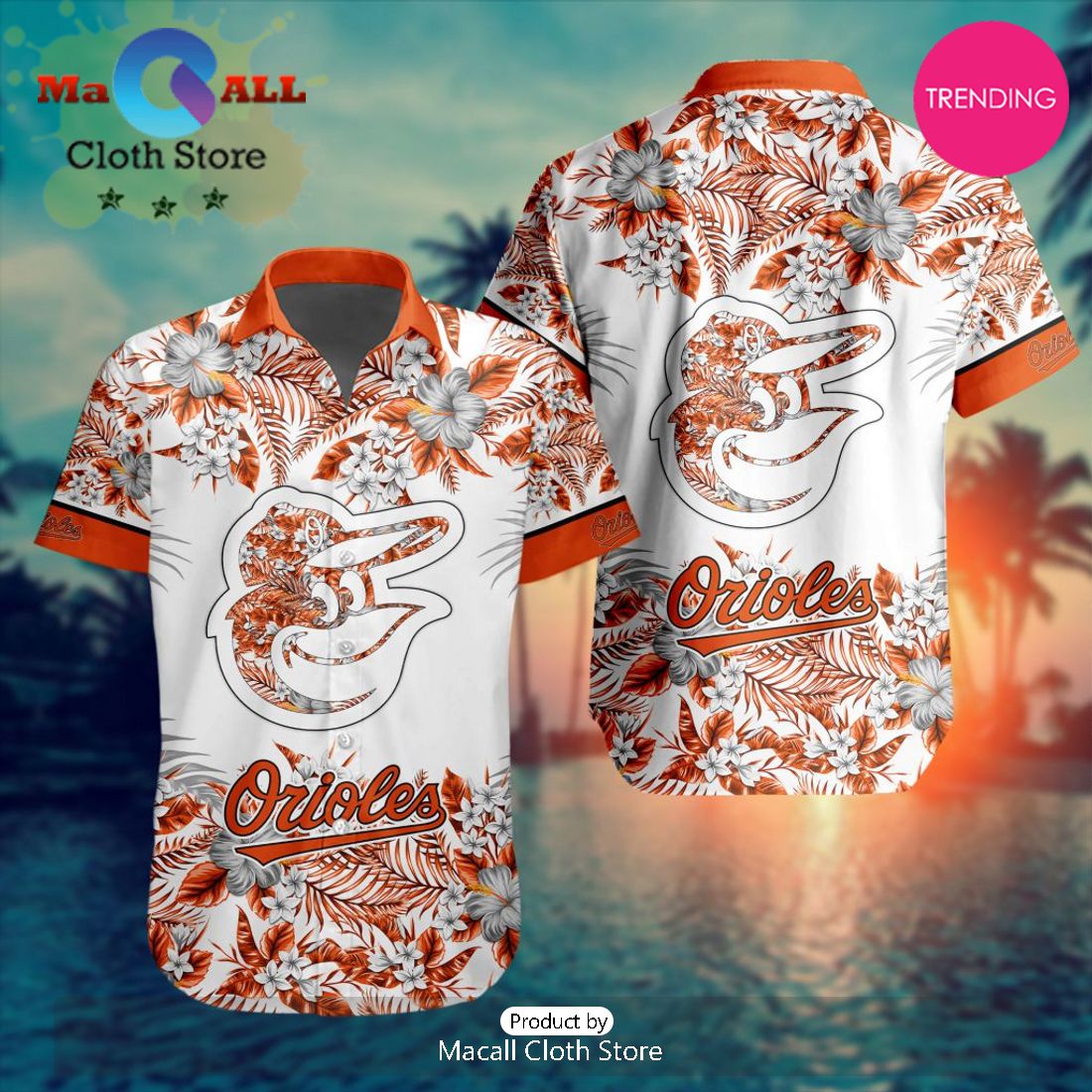 Baltimore Orioles MLB Special Hawaiian Shirts And Shorts
