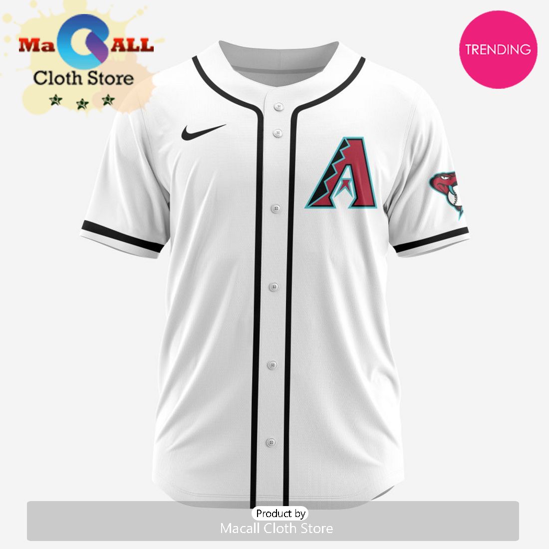 Arizona Diamondbacks MLB Personalized 2024 Home Baseball Jersey
