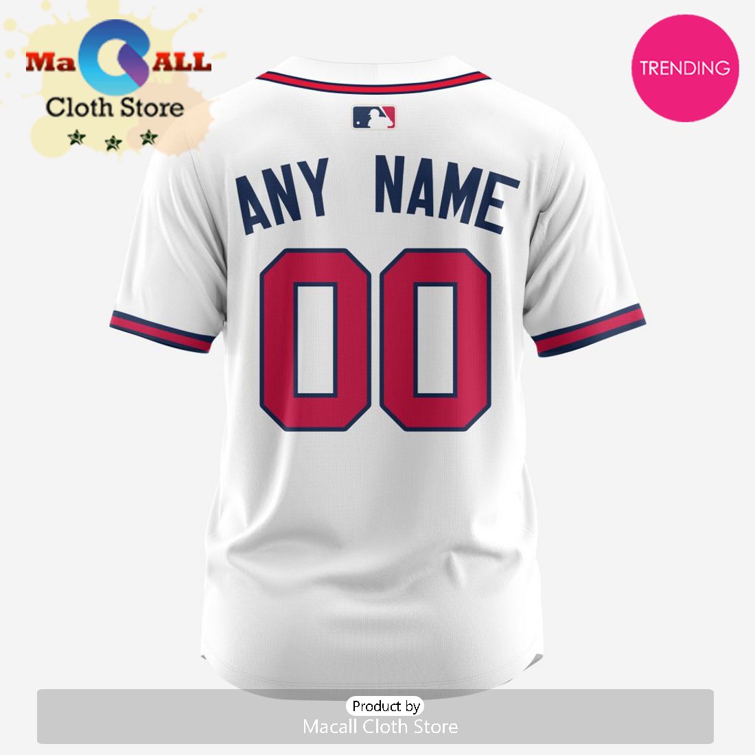 Atlanta Braves MLB Personalized 2024 Home Baseball Jersey