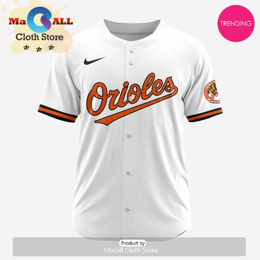 Baltimore Orioles MLB Personalized 2024 Home Baseball Jersey