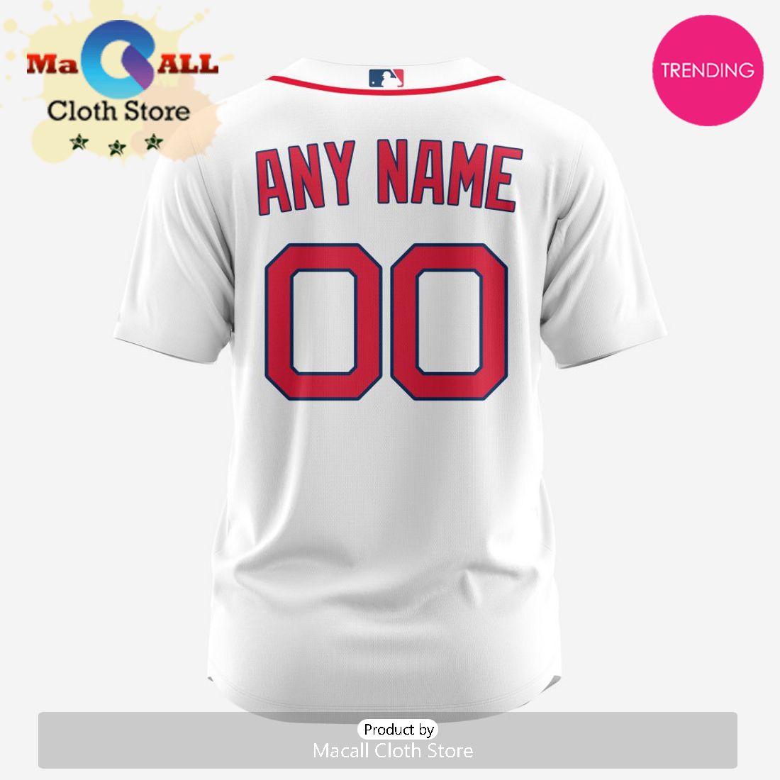 Boston Red Sox MLB Personalized 2024 Home Baseball Jersey