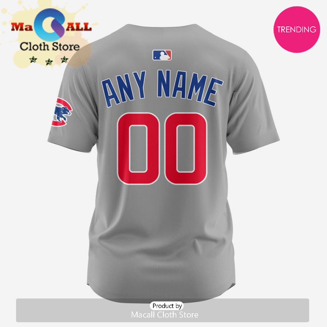 Chicago Cubs Custom MLB 2024 Road Baseball Jersey