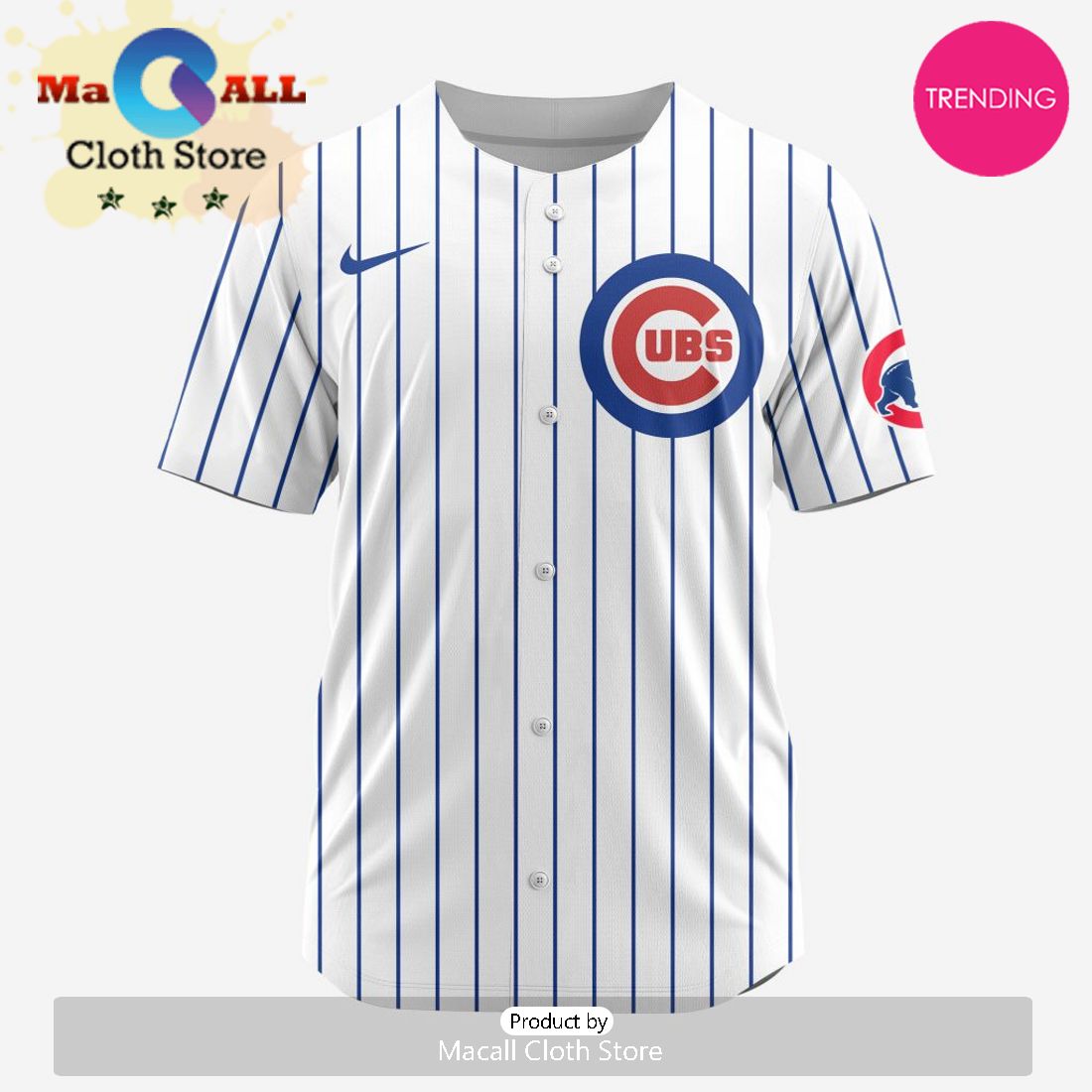 Chicago Cubs MLB Personalized 2024 Home Baseball Jersey